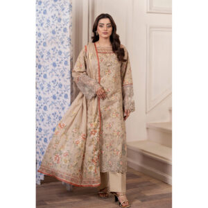 APPLIQUEKARI 3 Piece Unstitched Embroidered-04