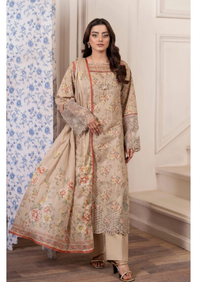 APPLIQUEKARI 3 Piece Unstitched Embroidered-04