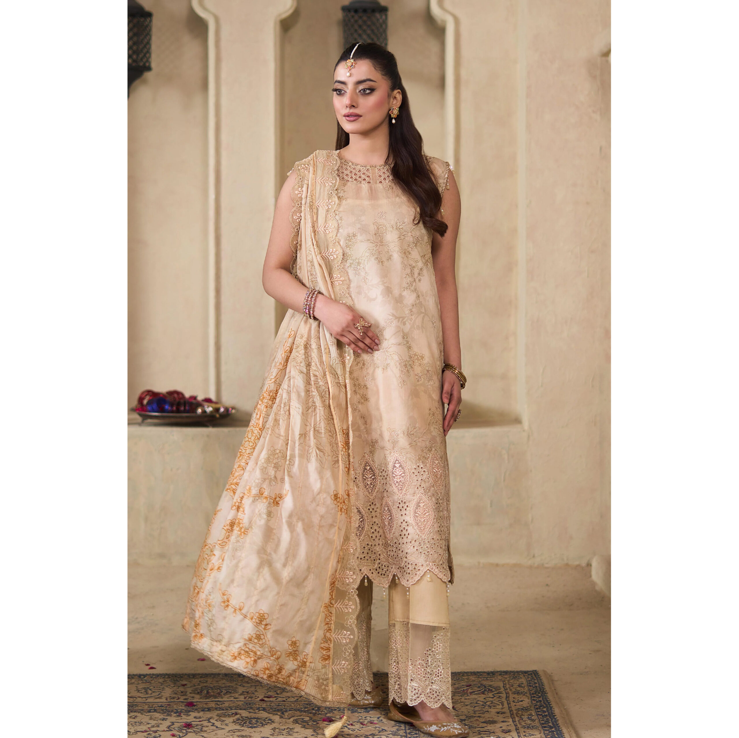 APPLIQUEKARI 3 Piece Unstitched Embroidered-06