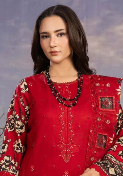 Bin Naeem Bana Dora 3PC – Applic Cutwork Embroidered Eid Suit