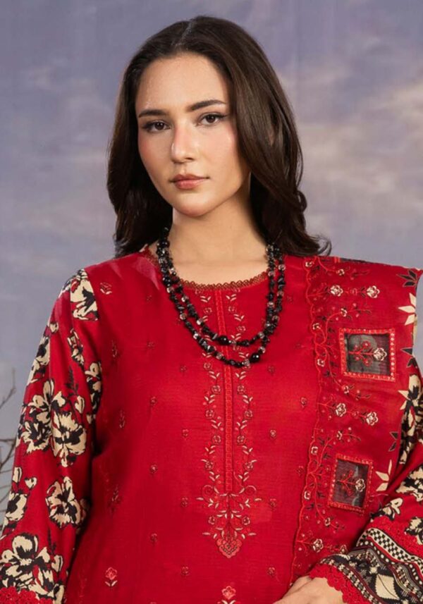 Bin Naeem Bana Dora 3PC – Applic Cutwork Embroidered Eid Suit