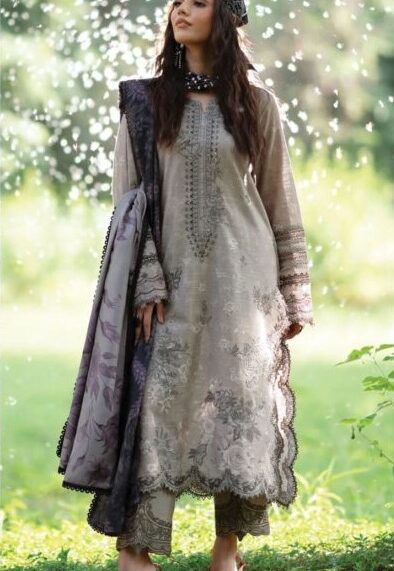 Iznik IPK-06 Lawn 3PC – Embroidered Printed Suit with Chiffon Dupatta