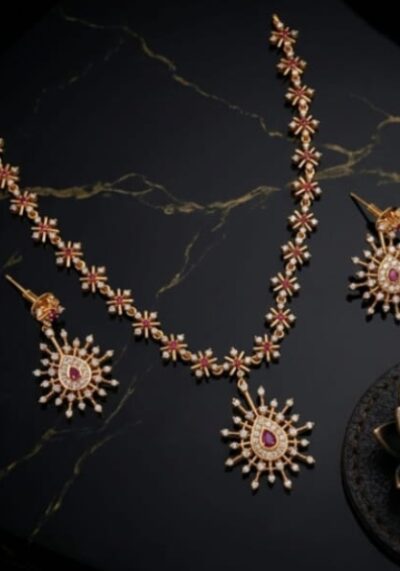 South Indian Necklace Set – Traditional Bridal Jewelry
