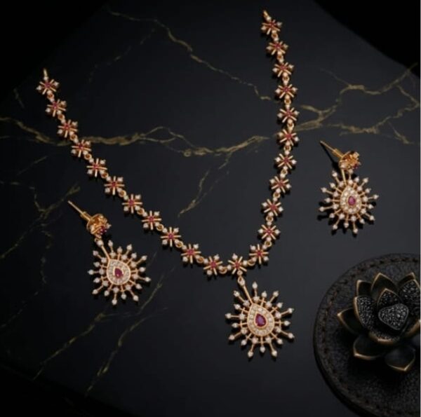 South Indian Necklace Set – Traditional Bridal Jewelry