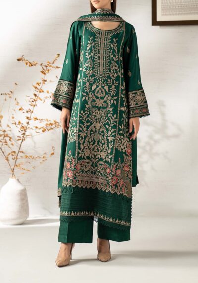 Embroidered Lawn & Chiffon Suit – MARIA B
