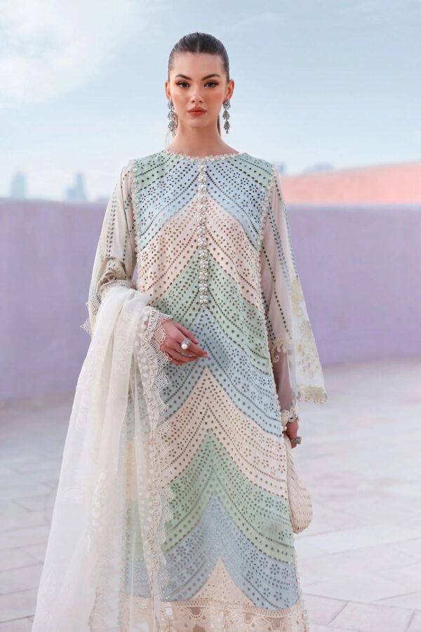 Swiss Lawn & Silk Embroidered Suit – MARIA B