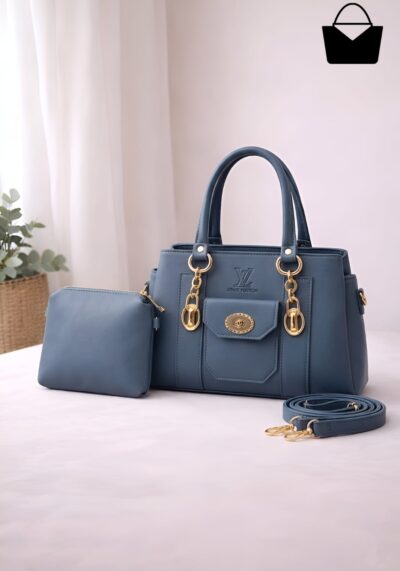 Classic Women’s Handbag with Pouch – Simple & Elegant