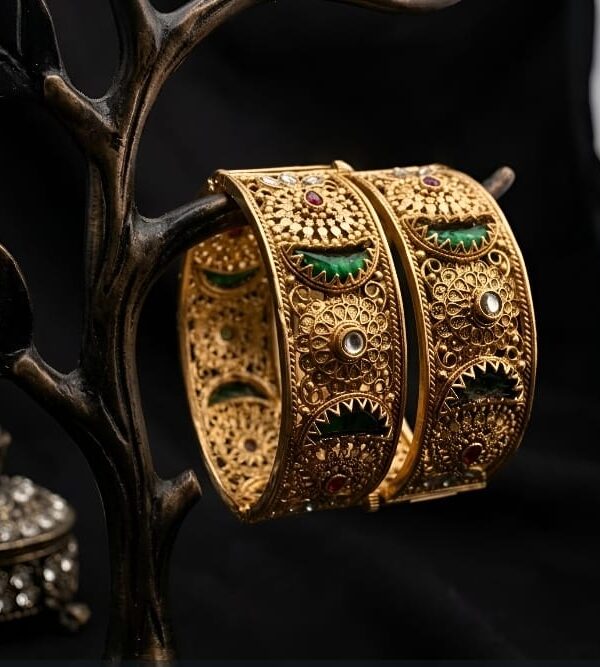 Elegant Rajwadi Bangles  Traditional Royal Design