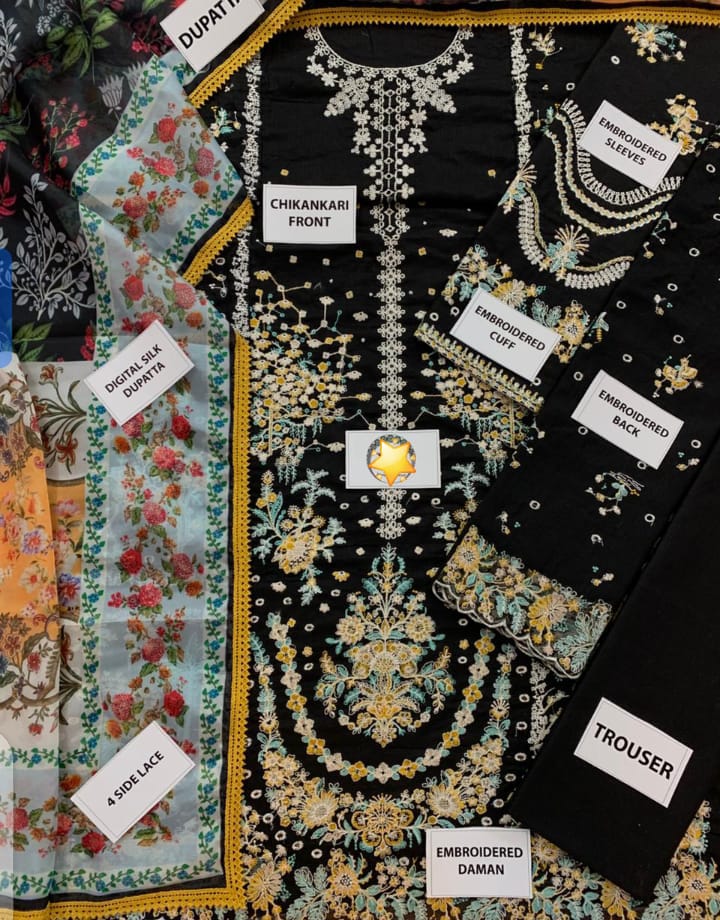 Hussain Rehar Luxury Lawn Chicken Kari Festive Collection 2026 - Image 8