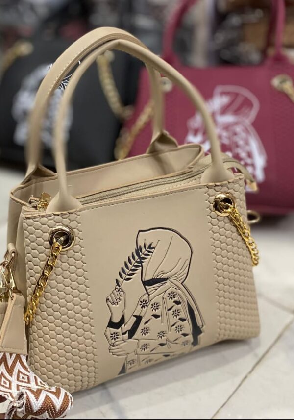 Hijaab Three Pocket Bag  Stylish & Functional