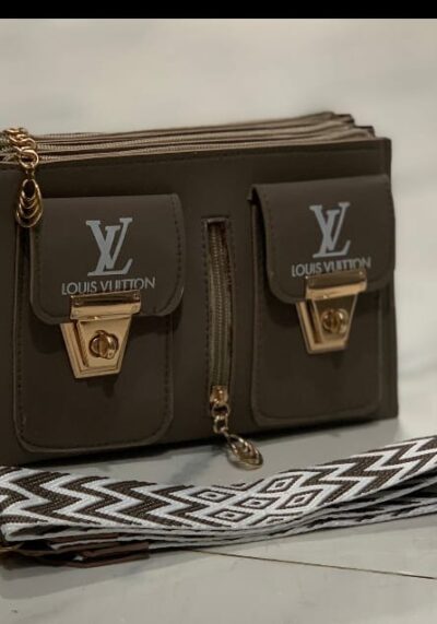 LV 2 Pocket Side Crossbody Bag  Trendy & Practical
