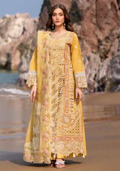 Eid Lawn Collection 2026  Premium Embroidered 3 Piece Suit
