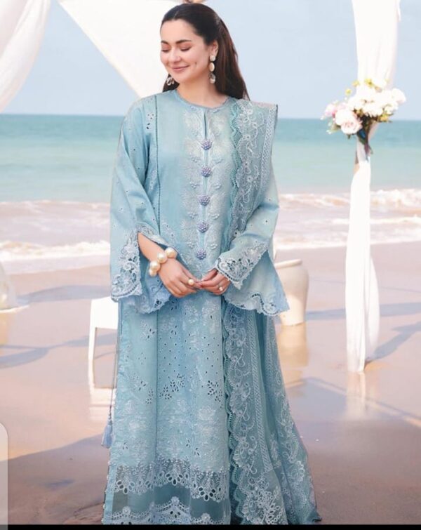 Premium Embroidered Lawn 3 Piece Suit Ready to Wear | Lawn Collection 2026