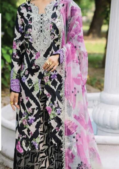 Printed Lawn 3 Piece Suit with Chiffon Dupatta  Summer Collection 2026