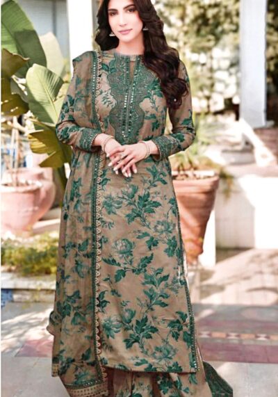 Printed Lawn 3 Piece Suit with Chiffon Dupatta  Summer Collection 2026