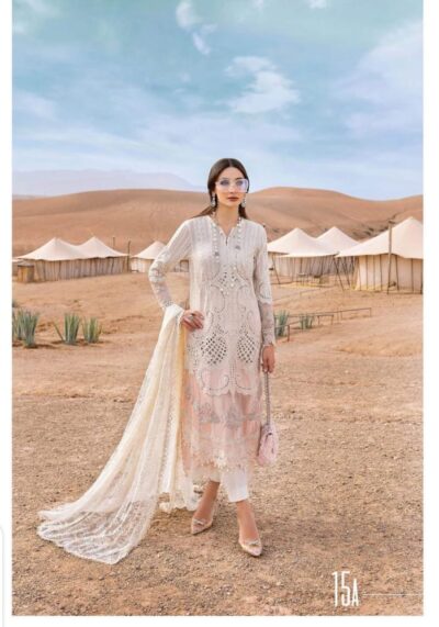 Maria B Inspired Embroidered Suit  Ready to Wear