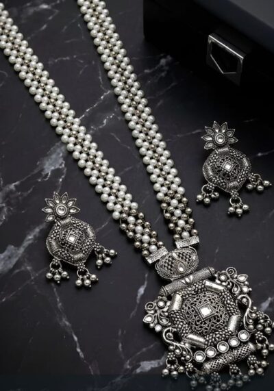 Modern Mala Set  Elegant Pearl Jewelry for Women