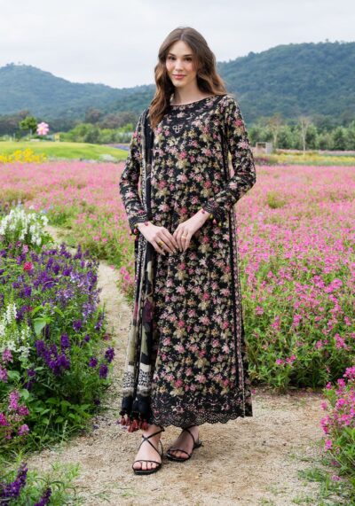 Lawn Collection 2026  Premium Embroidered 3PC Suit (Ready to Wear Dupatta)