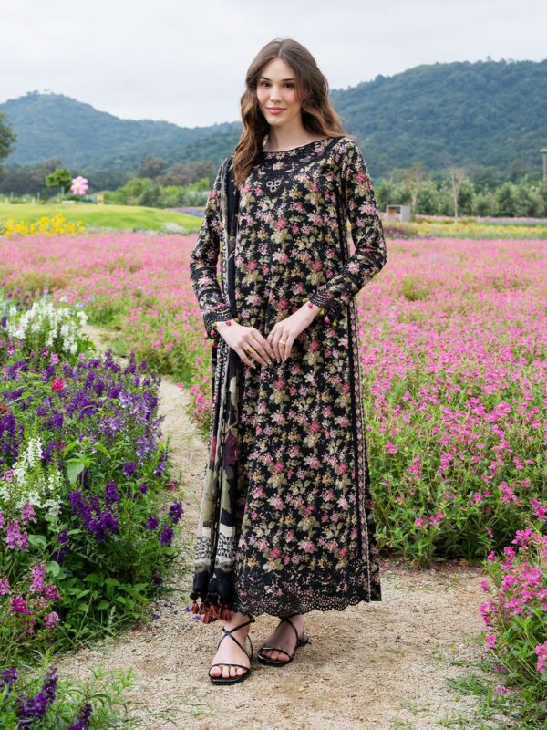 Lawn Collection 2026  Premium Embroidered 3PC Suit (Ready to Wear Dupatta)