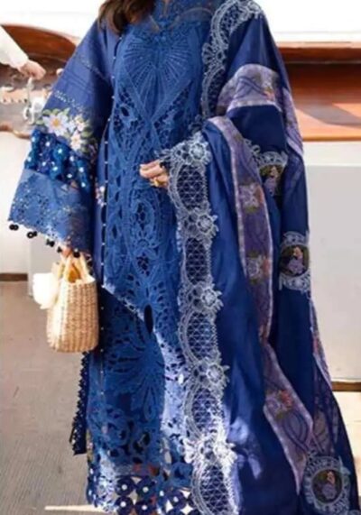 uxury Cotton & Khaddi Net Embroidered Suit  Ready to Wear