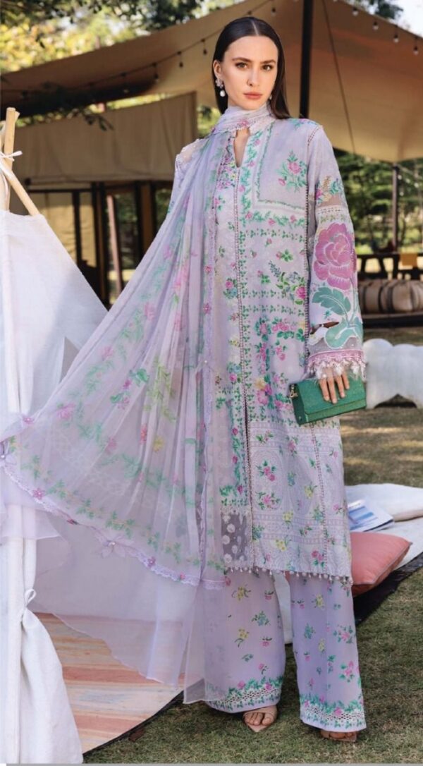 NEW CATALOG 2026 – Most Hit Design  Printed Lawn Embroidered Suit with Chiffon Dupatta