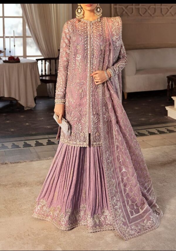 Organza Party Wear Dress 3 Piece Organza Party Wear Dress 3 Piece  Fully Embroidered Handwork Formal Suit Fully Embroidered Handwork Formal Suit