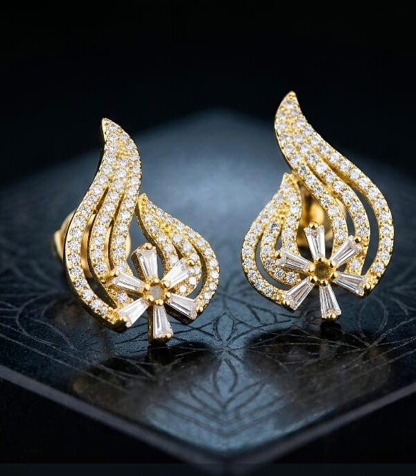 Orlina Glow Earrings  Elegant Shine for Every Occasion