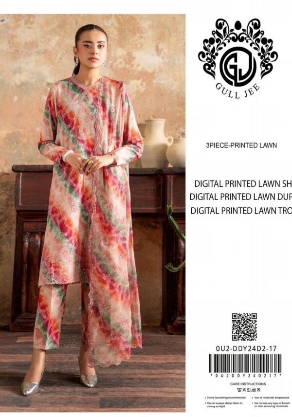 Gul Jee Digital Printed Lawn 3 Piece Suit  Premium Summer Collection 2026
