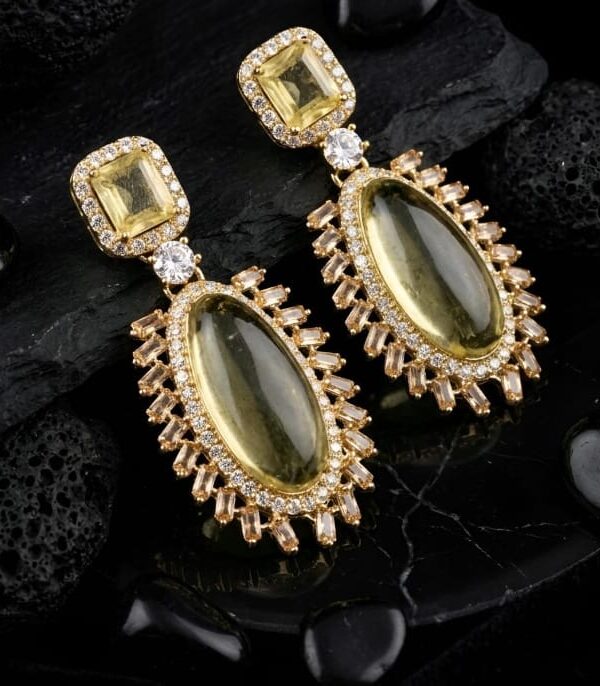 AD Style Casting Earrings  Premium Party Wear Jewelry