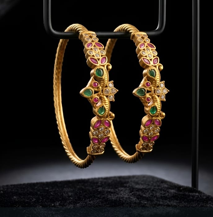 Elegant South Indian Bracelet Bangles