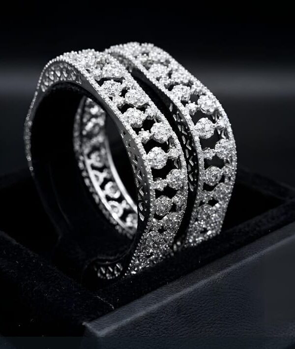 Luxury AD Bangles  Premium American Diamond Jewelry