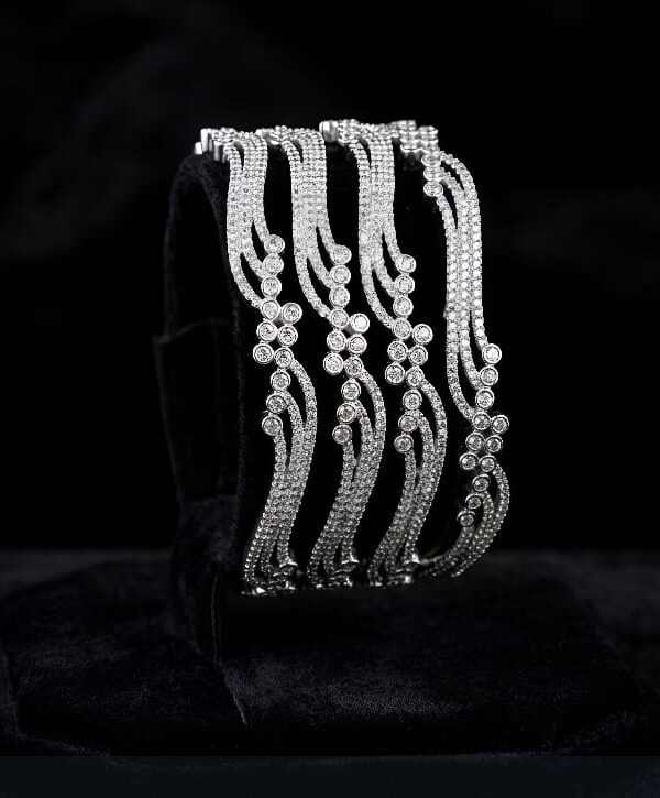Royal AD Bangles  Premium American Diamond Bangles for Weddings and Parties