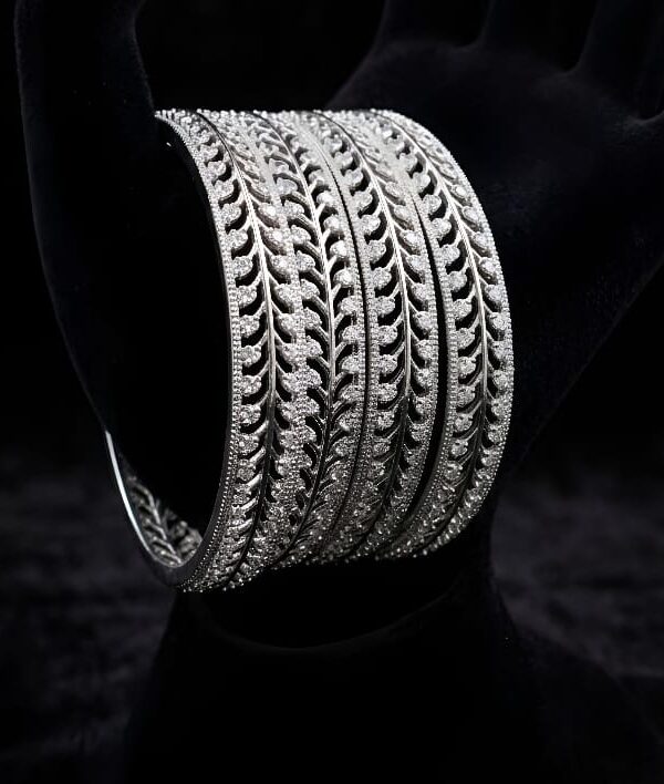 Luxe Shine AD Bangles  Elegant American Diamond Bangles