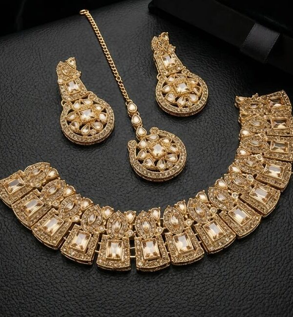 Classic Casting Necklace Set  Modern Elegant Jewelry for Women