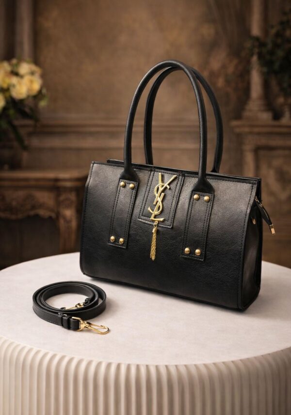 Modern Artificial Marble Leather Handbag Set  Premium Ladies Shoulder Bag