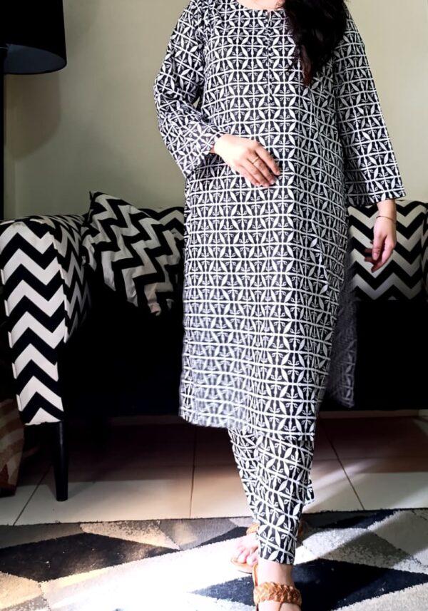 Black & White 2 Piece Lawn Collection  New Arrival
