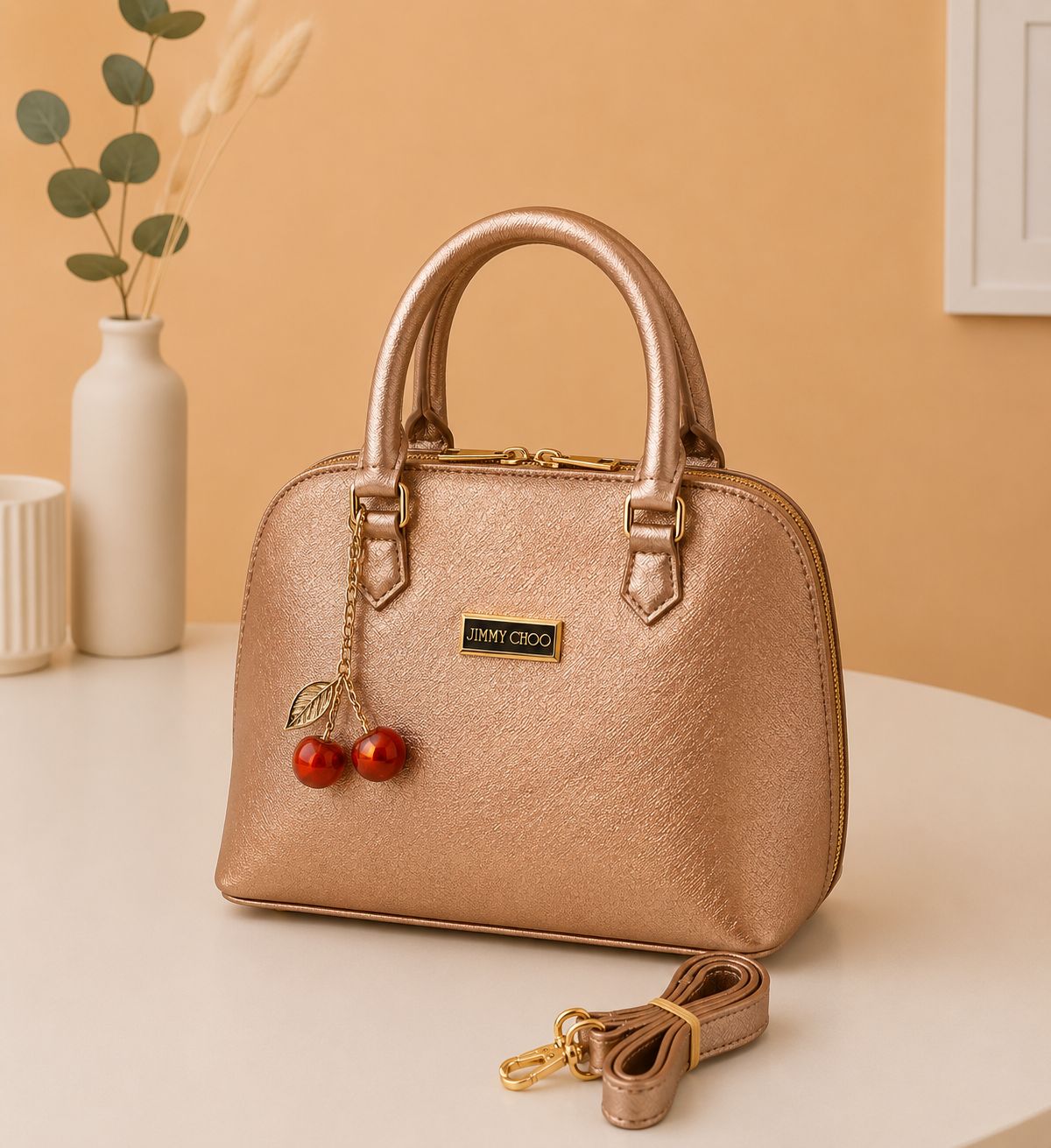 Cherry Keychain Bag Stylish, Spacious & Perfect for Everyday Use - Image 3