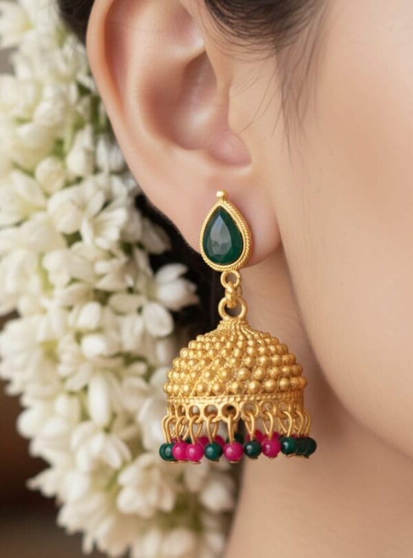 Indian-Style Jhumki Collection  Timeless Ethnic Elegance