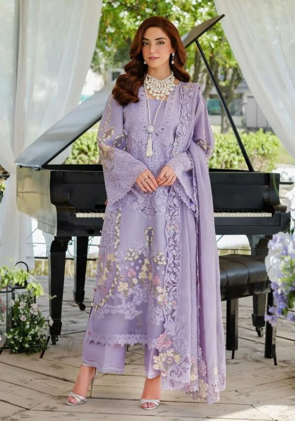 Summer Hit Airjet Lawn Collection  Premium Embroidered 3 Piece Suit
