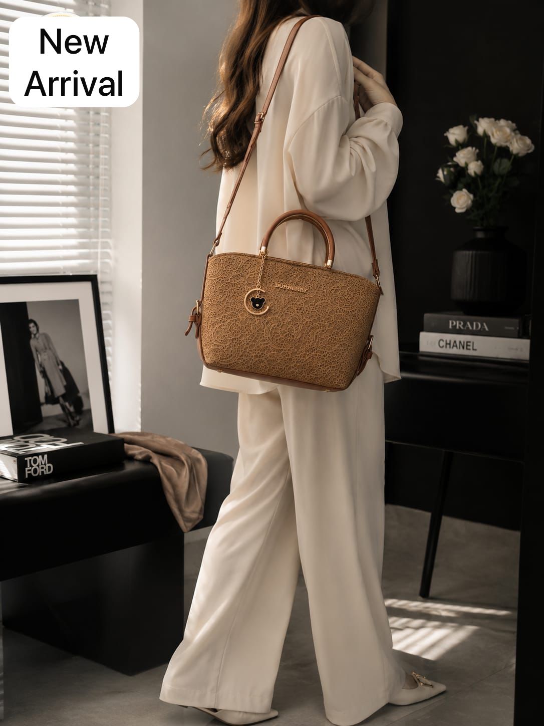 New Burberry Style Hand Bag for Girls