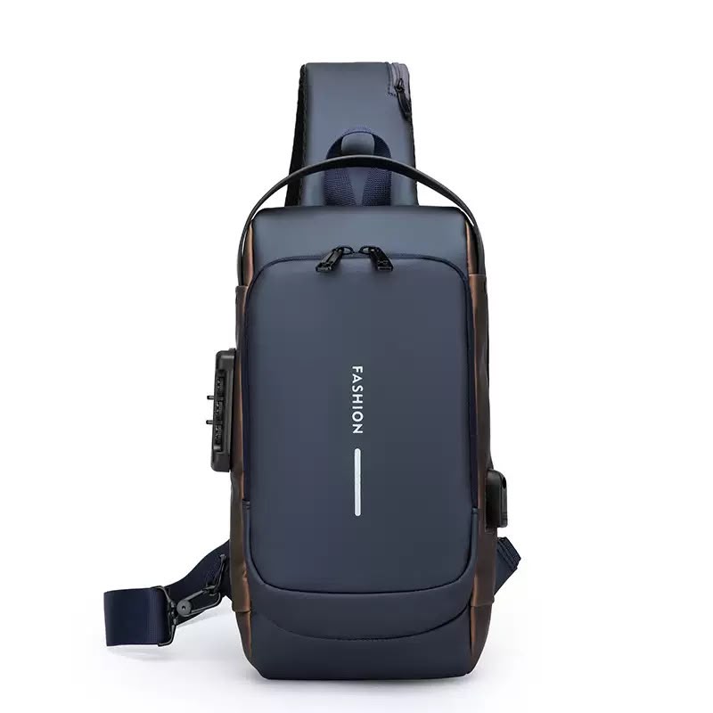 Most Demanding Article New Fashion Style Casual Waterproof Oxford Chest Cross Body Bag for Men - Image 11