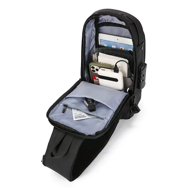 Most Demanding Article New Fashion Style Casual Waterproof Oxford Chest Cross Body Bag for Men - Image 10