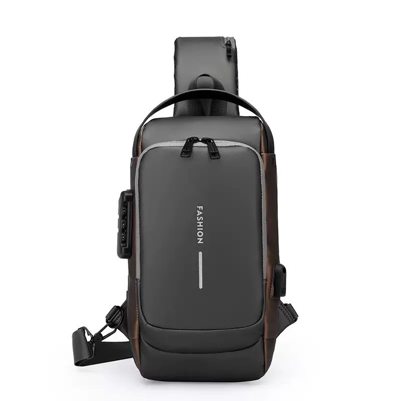 Most Demanding Article New Fashion Style Casual Waterproof Oxford Chest Cross Body Bag for Men - Image 8