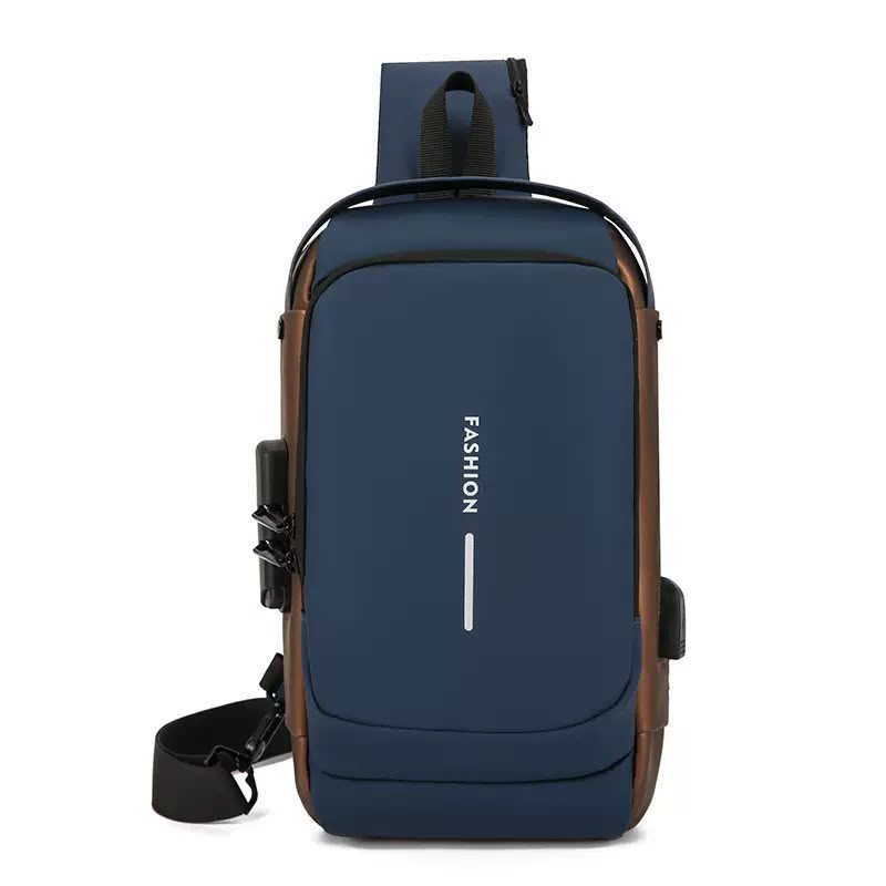 Most Demanding Article New Fashion Style Casual Waterproof Oxford Chest Cross Body Bag for Men - Image 4