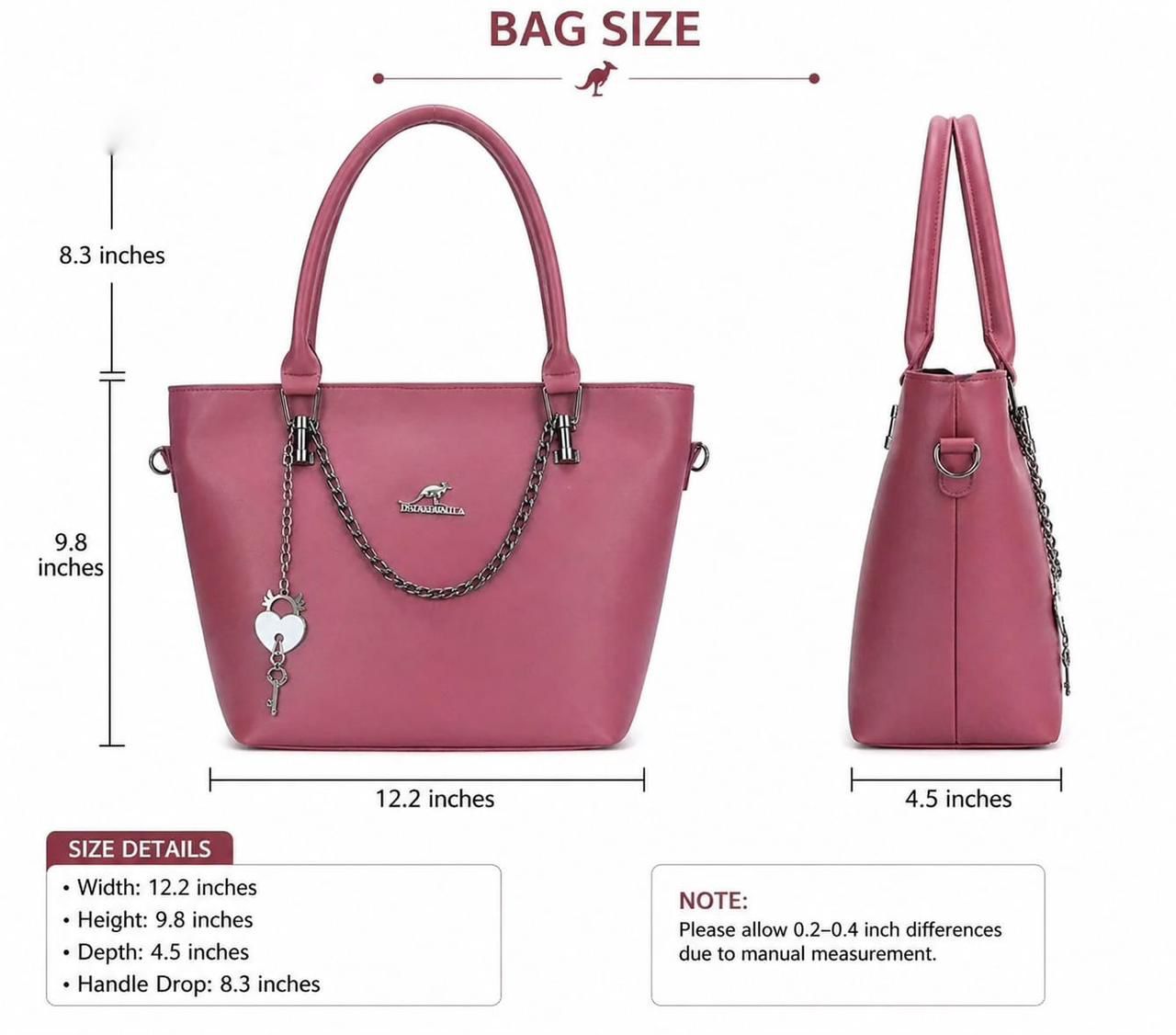 2-Piece Kengro Branded Hand Bags for Girls A+ Premium Quality - Image 8