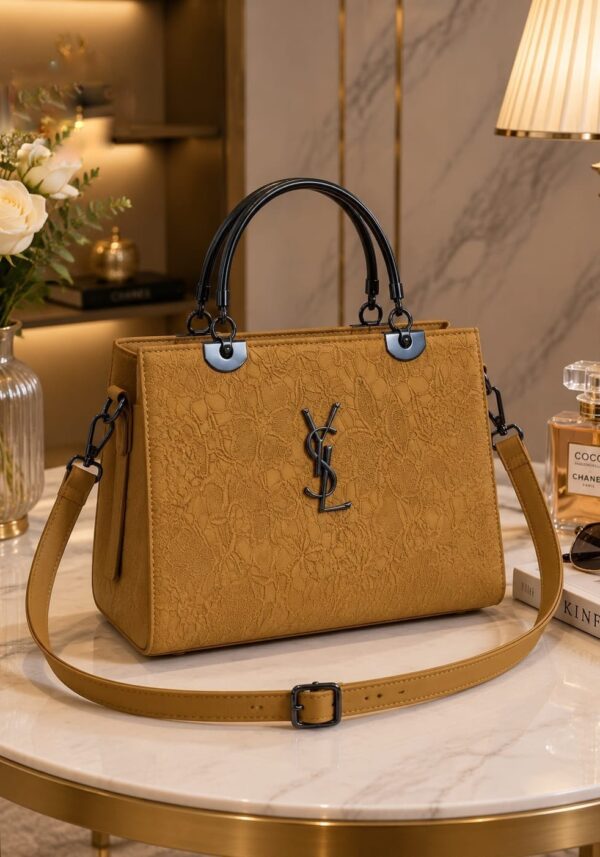 YSL Cross Body Bag for Girls – Premium PU Leather with Metal Handle