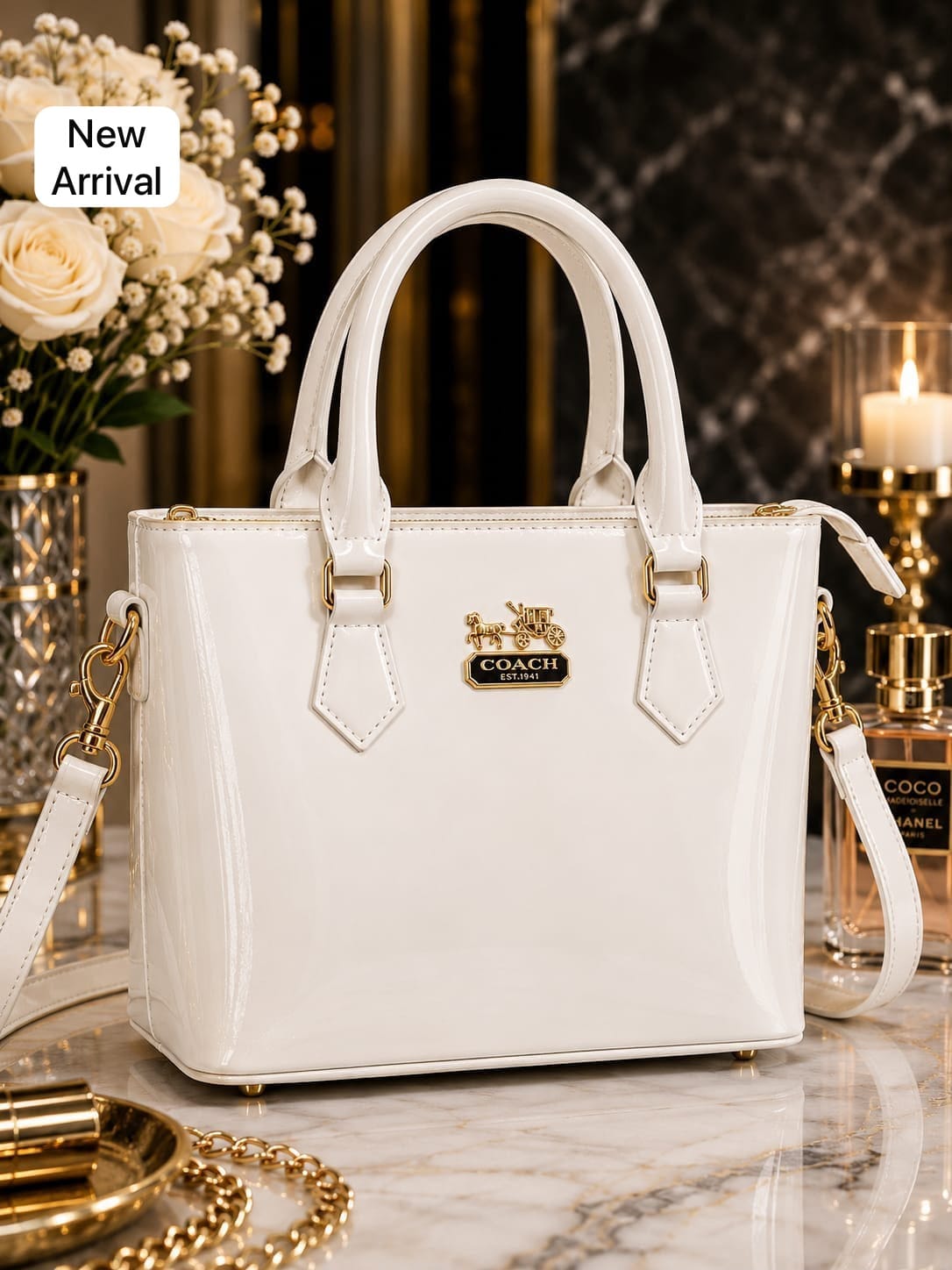 Girls Stylish Shoulder Handbag with Long Strap - Image 6