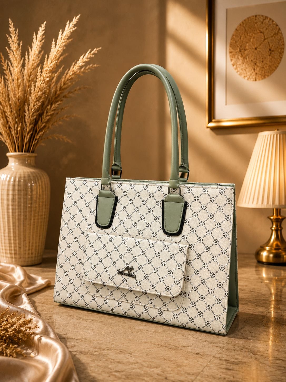 Premium Classic Monogram Tote Bag - Image 3
