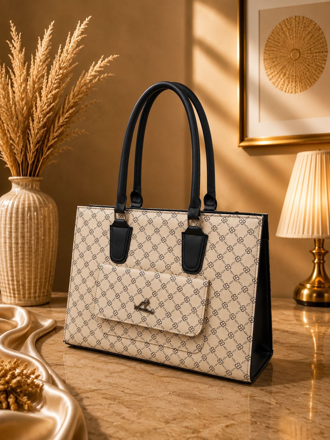 Premium Classic Monogram Tote Bag - Image 5